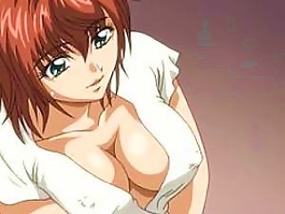 A Stunning Anime Girl With Large Breasts Has Sex On A Sofa
